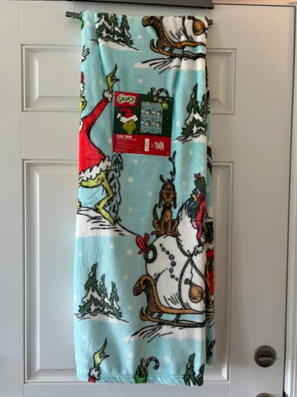 GRINCH CHRISTMAS BLANKET